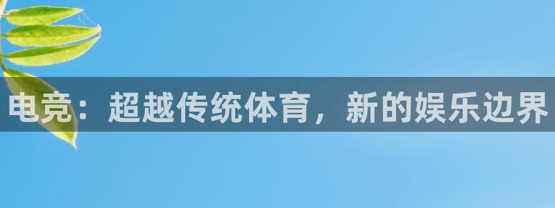 火博电竞官网入口：电竞：超越传统体育，新的娱乐边界